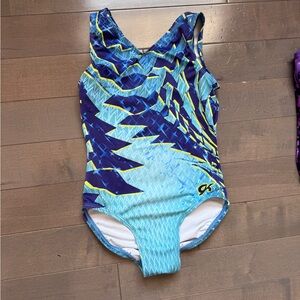 GK Kids Dance Costume - Blue and Yellow